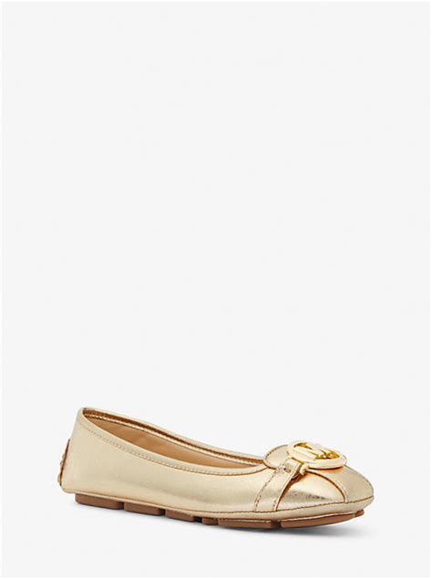 michael kors fulton leather moccasin flats chili|MICHAEL Michael Kors Fulton Moc Flats .